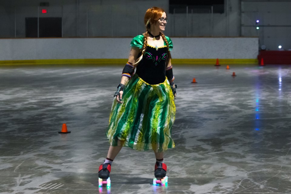 Amanda Hartford organized a series of themed roller skating parties in St. Paul to promote health and wellness.