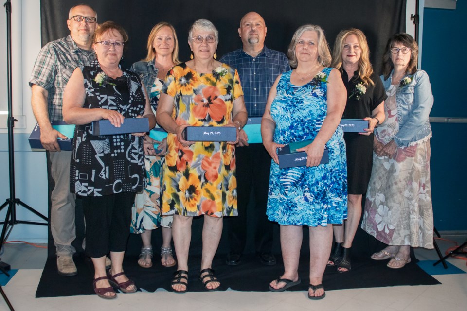 Staff who have retired this year are  Shane Boyko, Carol Quickstad, Fern Axley, Anna Laplante, Ken Gerlinsky, Denise Thomas, Angela Tilley, and Marie Zayac.
