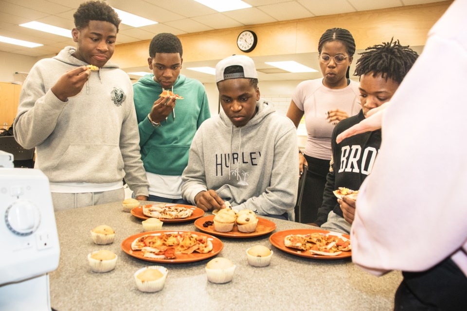 On Jan. 10, 16 students participated in a team-based cooking competition.