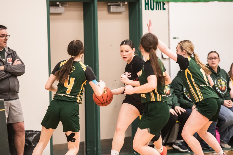 On Feb. 28, Ashmont School's and Glendon School's girls' basketball teams faced again in the finals to compete for the 2024 senior SPAA banner.