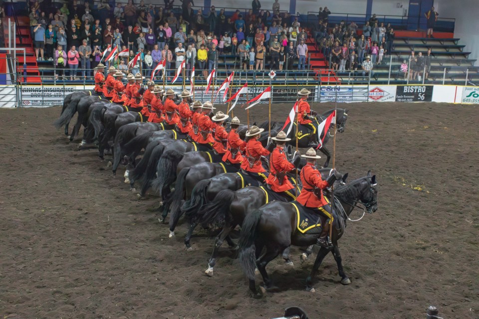 The RCMP'S Musical Ride Tour put on two equestrian shows on July 23 at the Clancy Richard Arena in St. Paul.