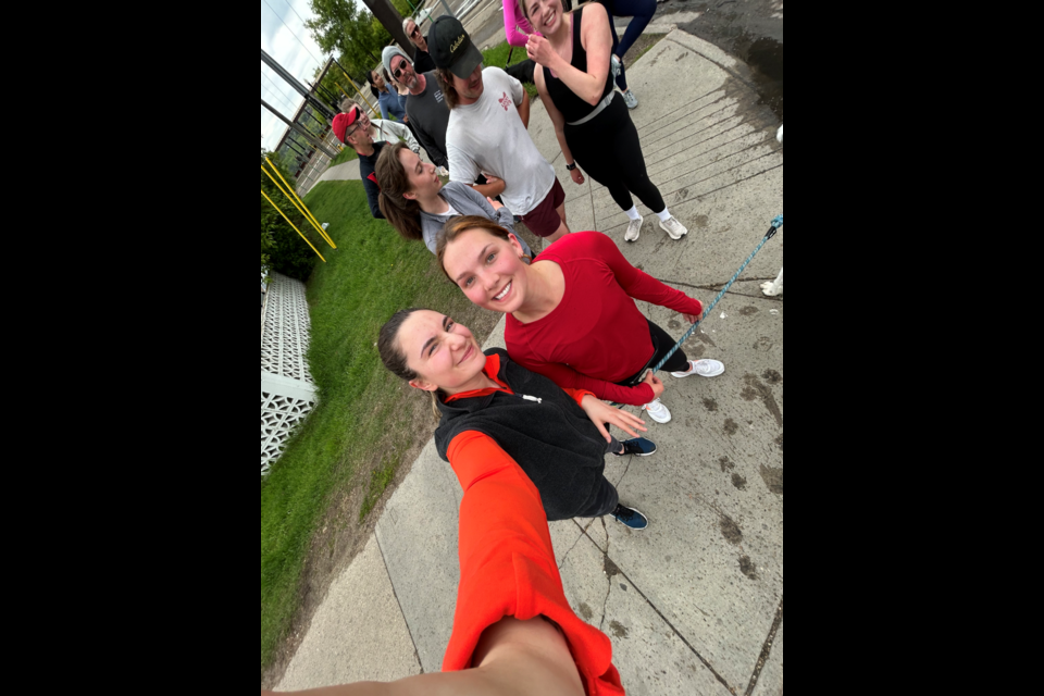 Taylor Charbonneau (left) and Morgan Gerlinsky are hosting the first-ever Turkey Trot fundraising fun run in St. Paul.