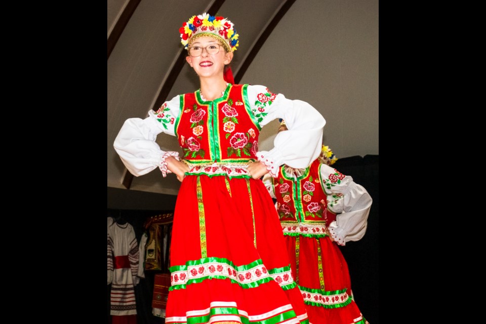 On July 20, the Myrnam and District Ukrainian Dance Club celebrated its 50th anniversary at the Elks Hall. Traditional dances from many areas in Ukraine were performed.