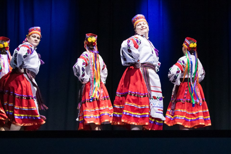 About 64 dancers from the St. Paul Desna Ukrainian Dance Club performed before 400 people at the club's annual pierogi fundraiser supper.