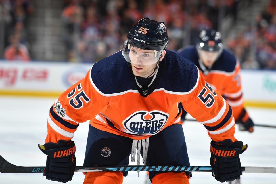 Mark Letestu is pictured during his time with the Edmonton Oilers. The Elk Point native recently retired from playing in the NHL.