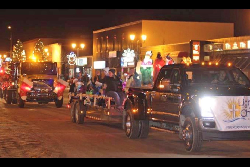 The Lac La Biche Light Up parade, tree lighting event features the newest junior citizen of the year.