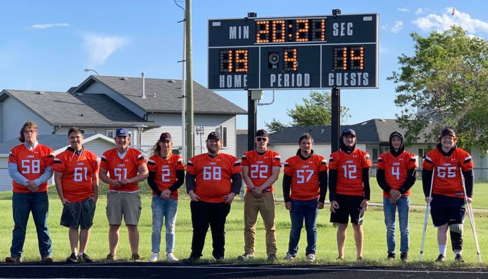 Lions Football players