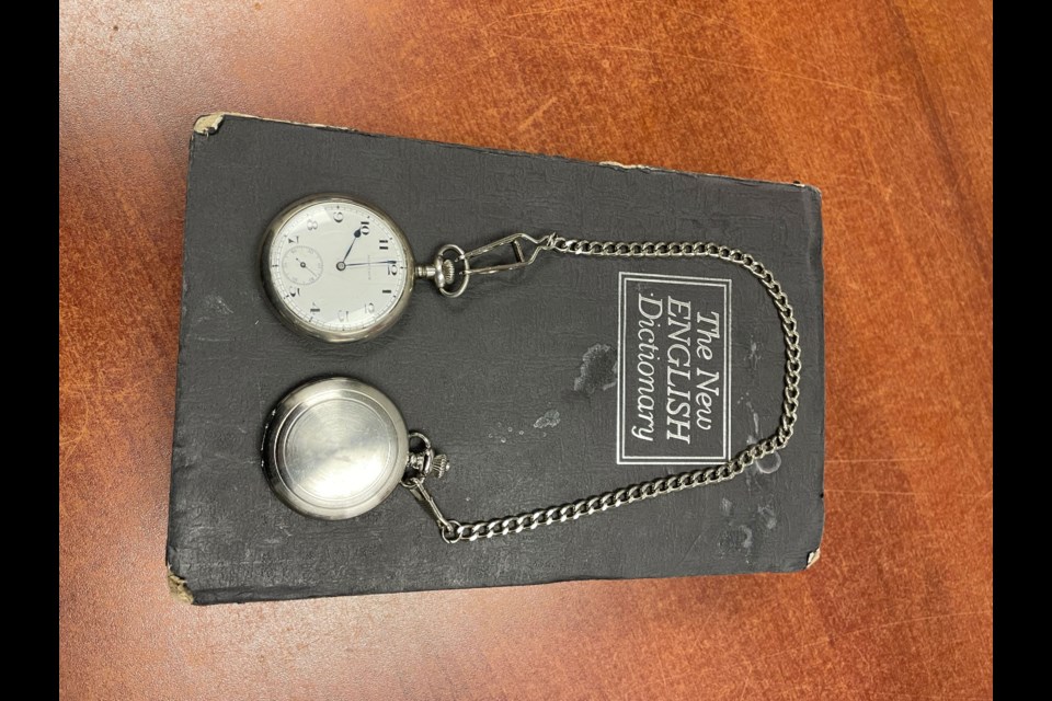 RCMP in Saskatchewan are issuing a region-wide notice to find the owners of this watch and a collection of coins and other antiques. 
