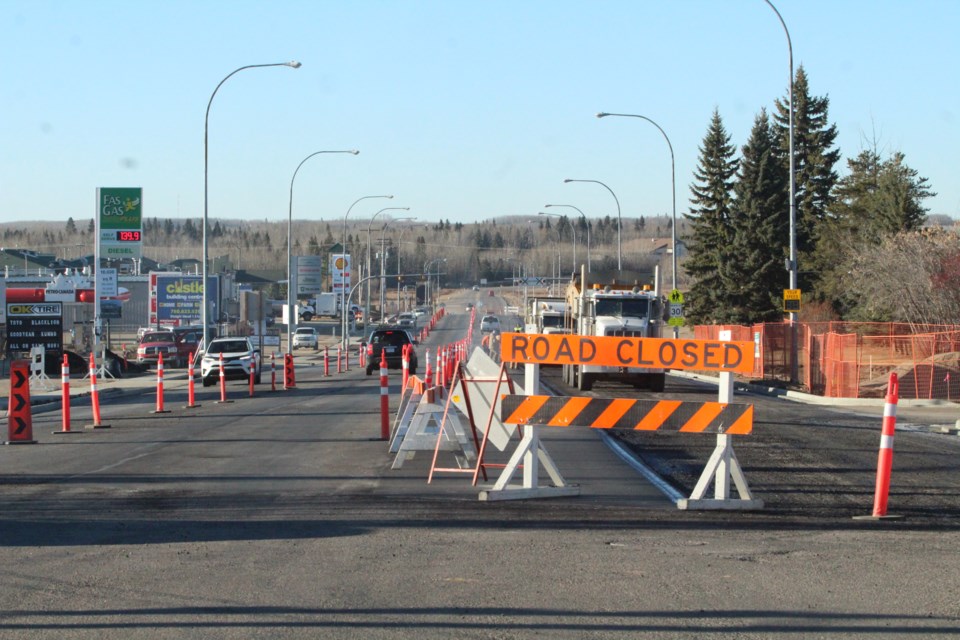 The chances of seeing construction signs on Lac La Biche's Main Street are looking less likely this year as council will have to determine how to bring costs and budgets closer together for the $15 million continuation of the downtown utility upgrades and surface makeover.