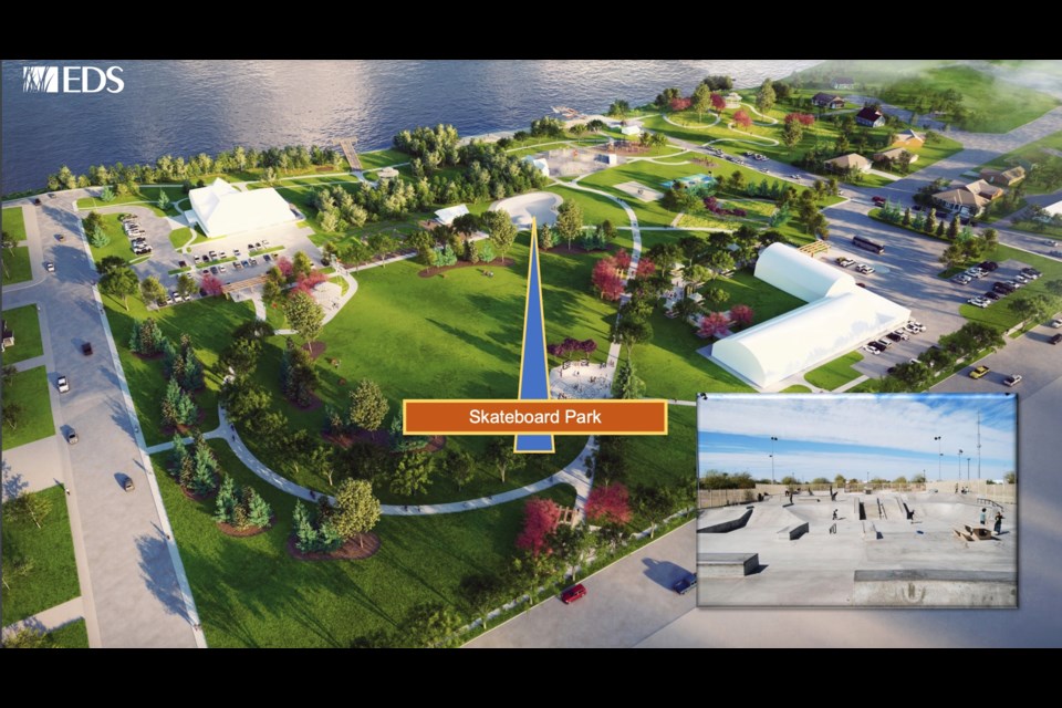 Detailed design plans show the idea for leisure space mixed in with outdoor activities and lakeside recreation. The project will see the removal of the Main 1 baseball diamond at the Lac La Biche Recreation Grounds this year. The diamond has been in the community for more than 75 years.  A petition to save the field was put together three years ago, but didn't halt the removal.