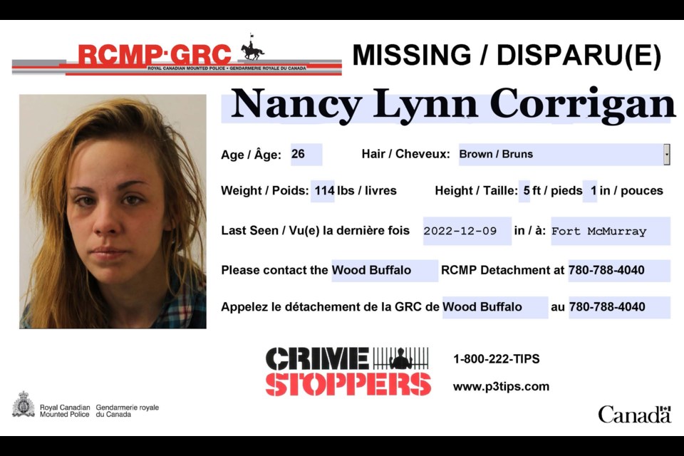RCMP looking for missing Fort McMurray woman.