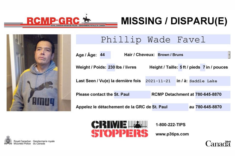 Missing Poster Phillip Favel