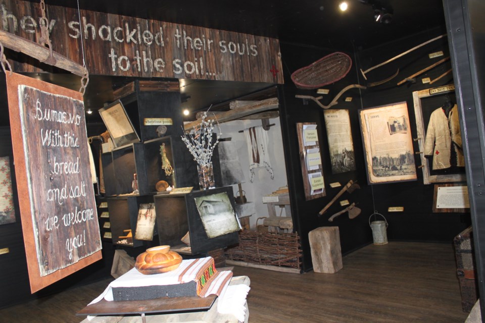 Musée St. Paul Museum exhibit is dedicated to Ukrainian settlers in the area.