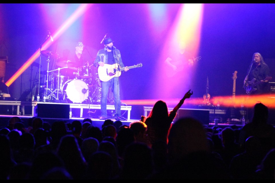 Singer-songwriter Dean Brody performed for an appreciative Bold Center audience in Lac La Biche on Friday night.