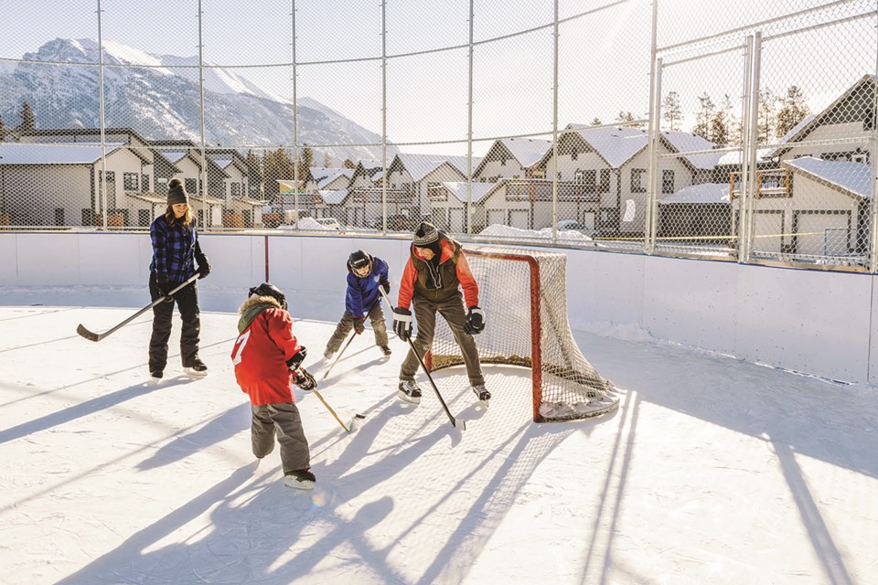 Outdoor rink