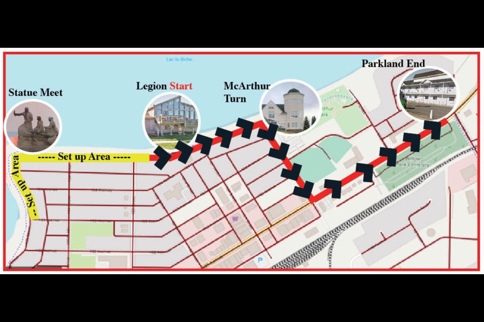 This years' Summer Days Parade route skirts the construction and park upgrades. 