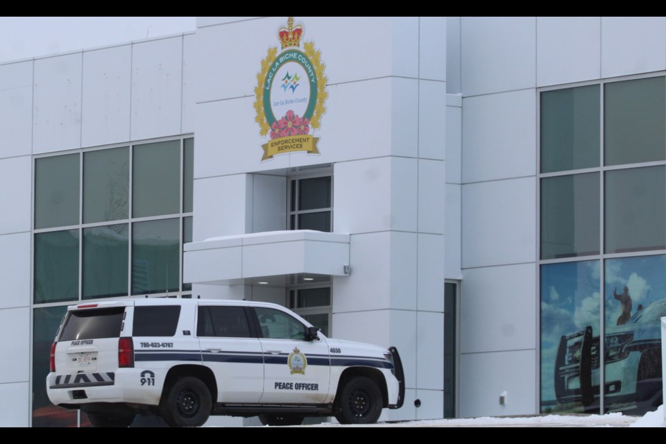 A Lac La Biche County community peace officer officers recently stopped a vehicle travelling almost three times the 60 kilometre-per-hour speed limit on a local roadway.