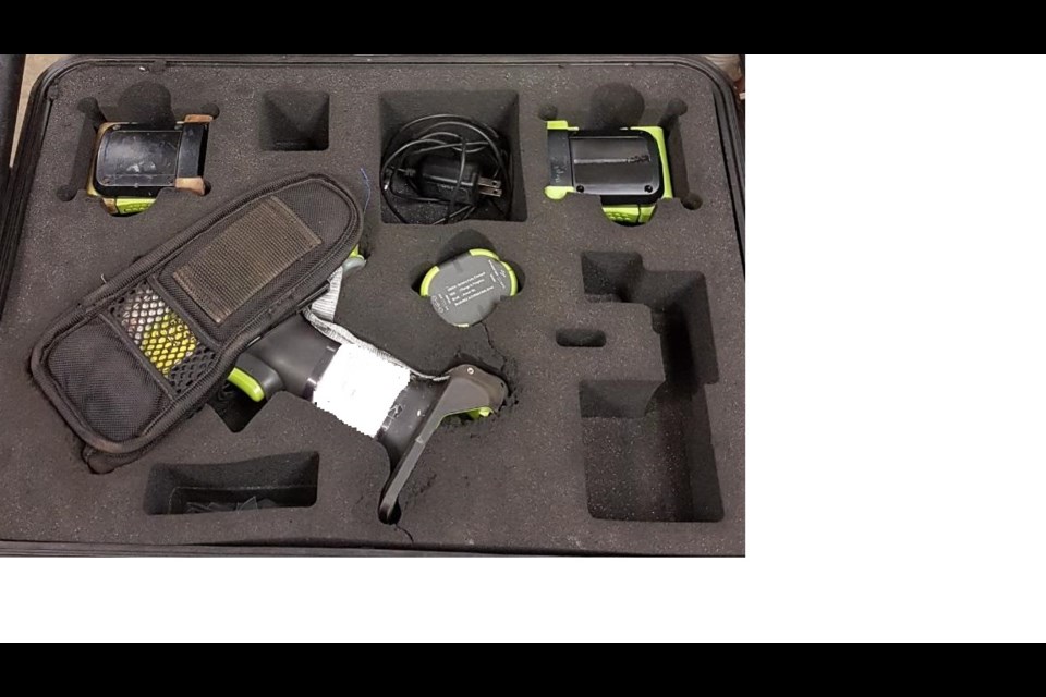 Equipment similar to this ws reported stolen from a vehicle during an August 26 theft in Fort McMurray.