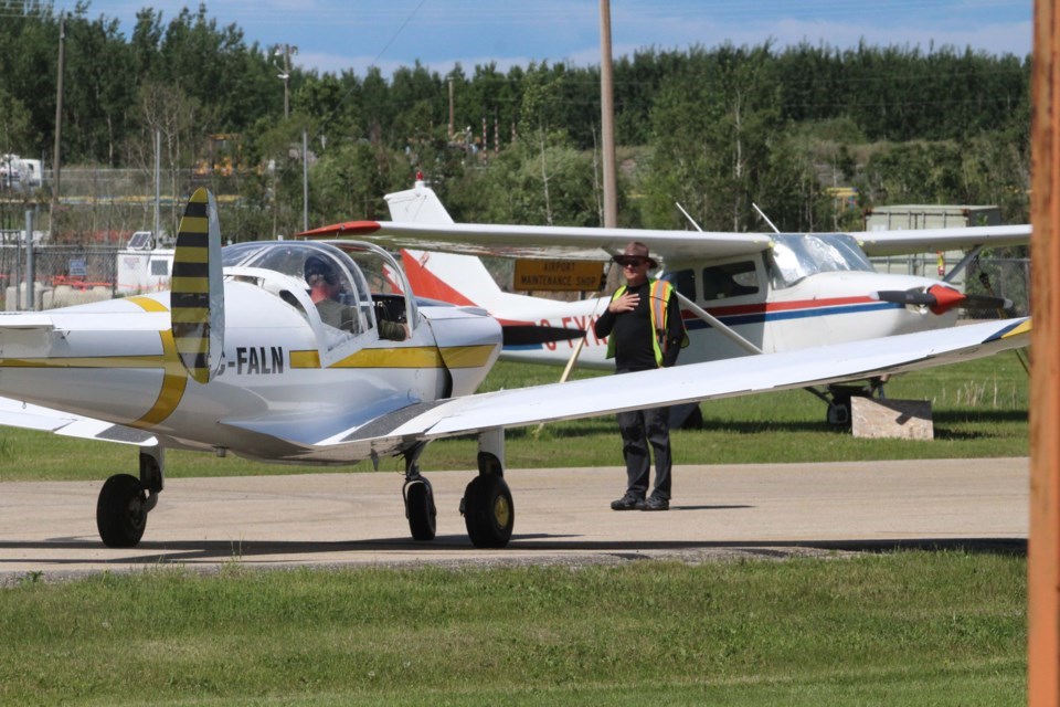 There may be a few aircraft landing at the Lac La Biche Airport on Saturday for an invite only fundraiser. Community members can be part of the fundraiser by bidding on 2 Westjet travel vouchers.  