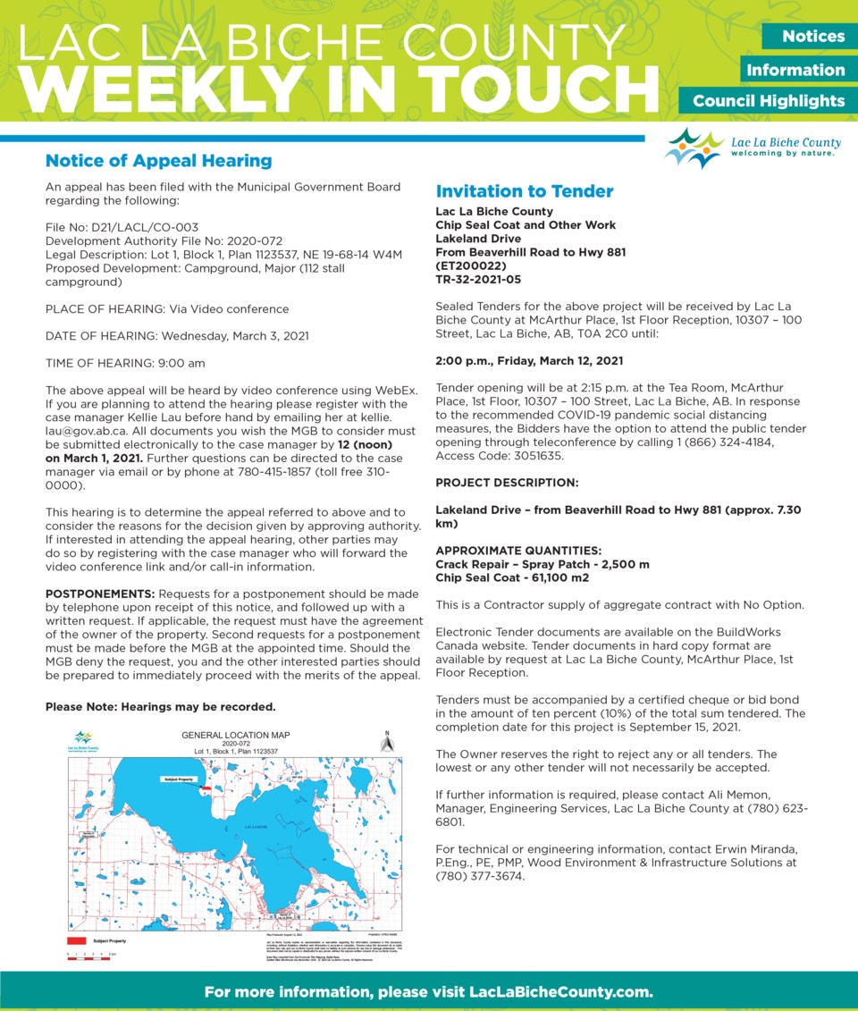 Lac La Biche County Weekly In Touch 2