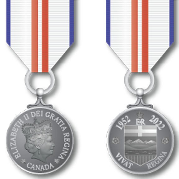Queen Elizabeth II's Platinum Jubilee Medals were presented to seven recipients at a January 23 ceremony in Lac La Biche