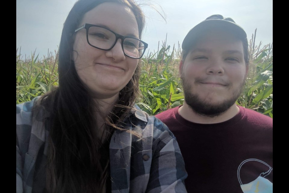 Eden Roberts and Cameron Parker - both 26-years-old, got engaged at Sir Winston Churchill Provincial Park in 2019.