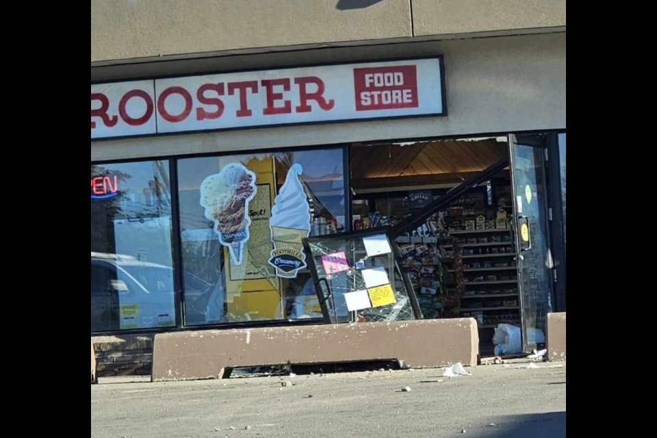 The Red Rooster in Bonnyville was heavily damaged by a break-in on May 28.