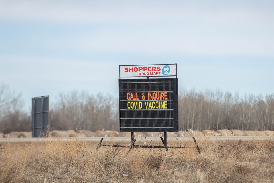 Sign for COVID vaccinne 2689