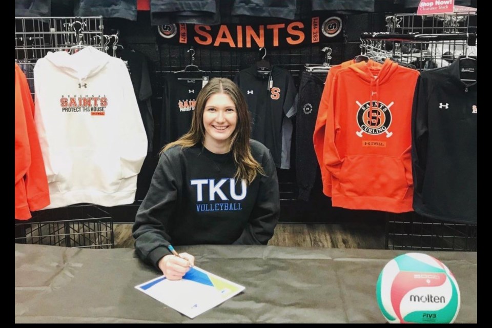 Samantha Silva will be playing volleyball at King's University. Photo supplied.