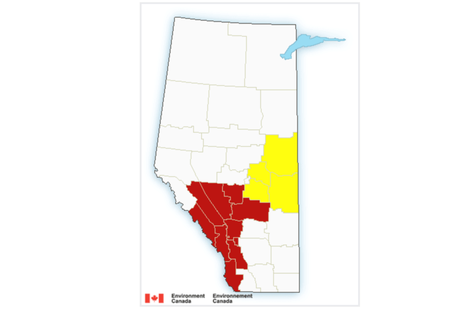 A severe thunderstorm watch has been issued for the area, June 14.