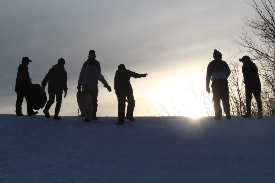 toboggan sunset