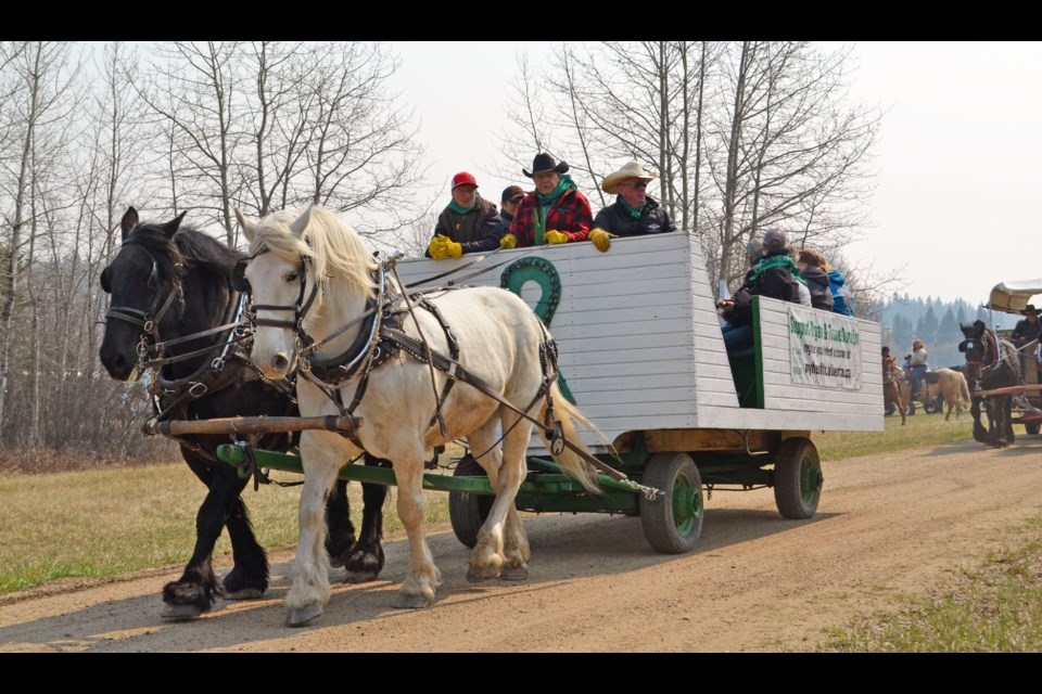 For the 13th consecutive year, 2nd Chance Trail Ride originator Morris Irvine leads the way onto the Iron Horse Trail for the annual journey raising funds to promote awareness of the need for organ and tissue donation and to support those fortunate enough to receive the transplants.