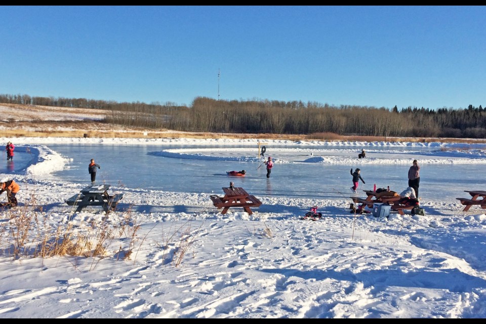 The Alexander Hamilton Community Park and trout pond can be a popular family location. Property near the park was recently approved for a proposed new homeless transitional facility.