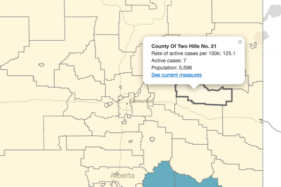 Two Hills Map