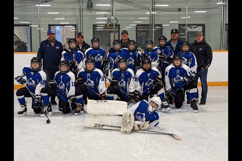 The U13 Elk Point Avalanche hosted - and won - a tournament on home ice.