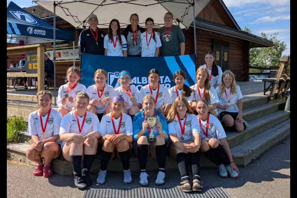 The U15 girls’ team from Bonnyville earned the top spot at Tier 4 provincials in Leduc, coming home with a set of gold medals. 
