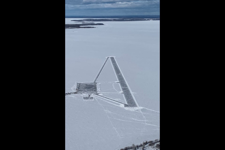 Oh... 'That' icy runway.