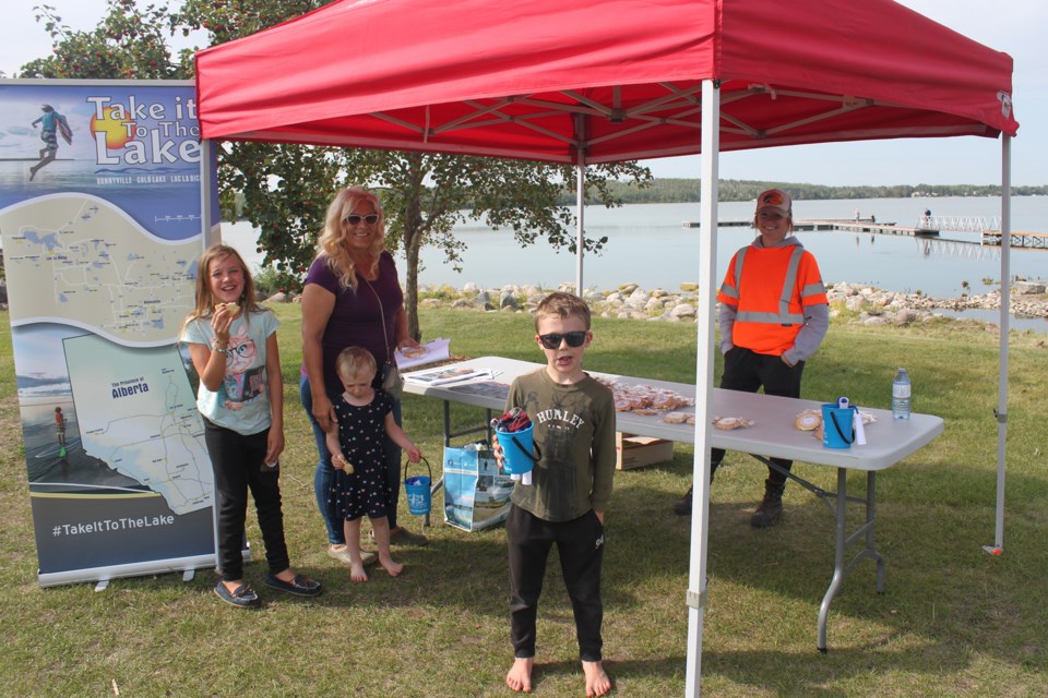 Families enjoyed the opportunity to learn more about the amenities at Vezeau Beach and the ongoing upgrades during the celebration of the park’s renewal undertaken by the MD of Bonnyville on Aug. 27.