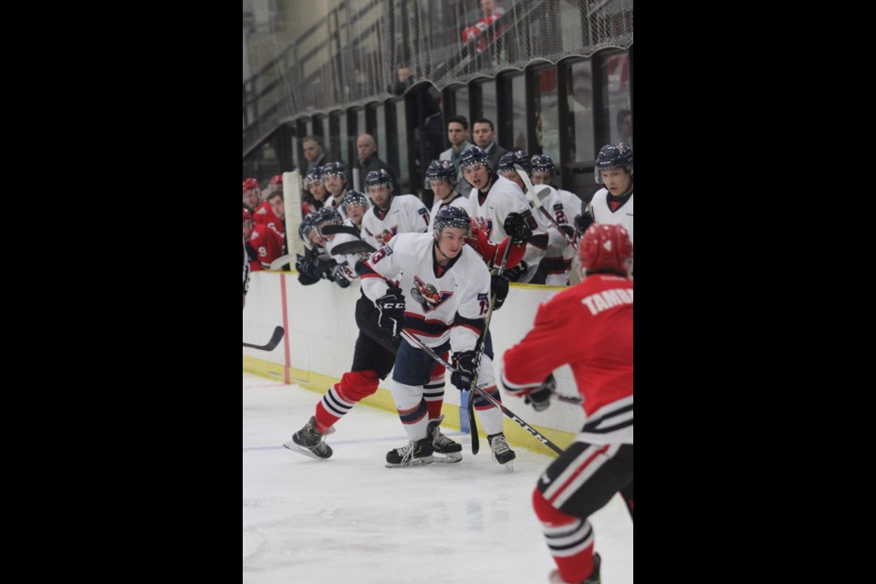 Friday night's game between the Portage College Voyageurs and the Augustana Vikings in Camrose  has been postponed by league officials. Saturday's return game, slated for the Bold Center at 7 pm. was still on the schedule on Friday night.