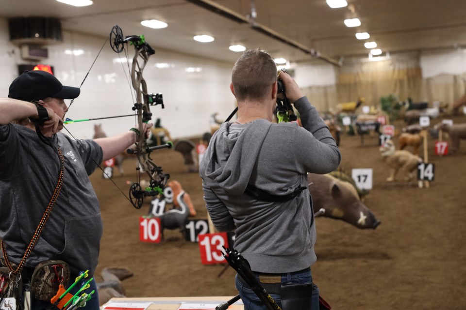 St. Paul Archery hosted a 3-D shoot over the first weekend of February, drawing in about 50 participants.