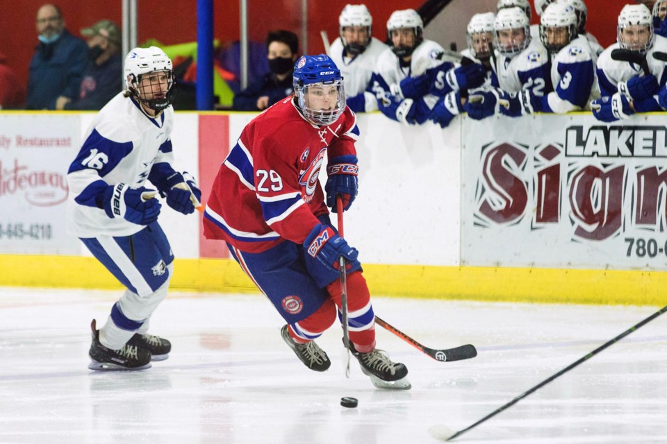 The St. Paul Canadiens took on the Cold Lake Ice, Friday night.