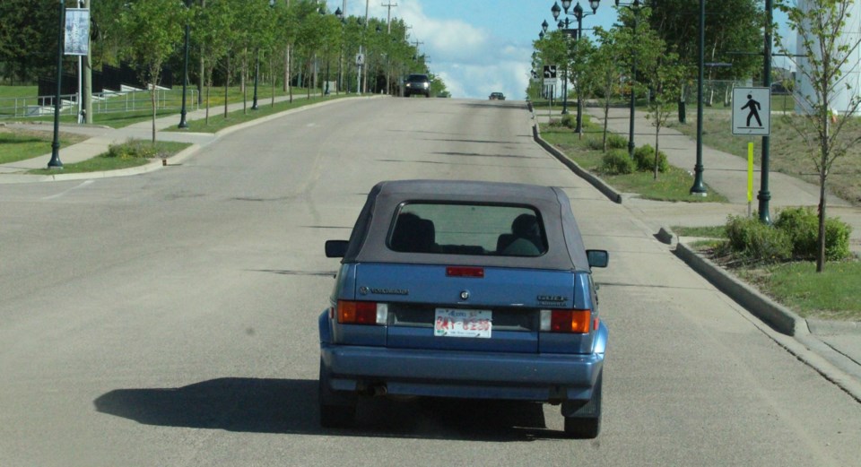 wide road car