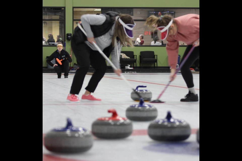 A dozen teams took part in the Lac La Biche Curling Club's Ladies Open. The two-day event featured on-ice games and a Saturday night, ladies-only banquet and casino night at the Bold Center.