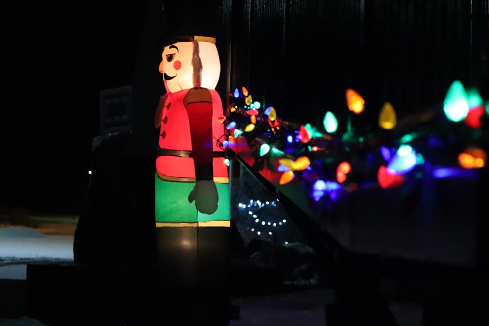St. Paul's fifth annual Christmas Tree Lighting at the UFO landing pad was a success as members of the community admired the lights inside their vehicles while enjoying a treat of hot chocolate. 