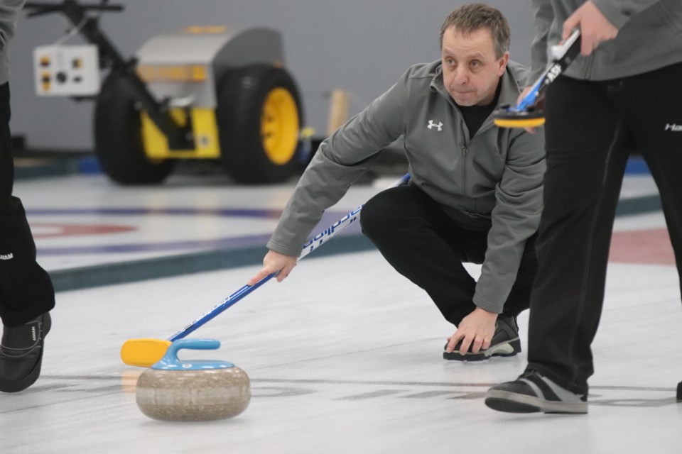 Pictured is Gerry Jean with team Speedee Lube during the Zarowny Motors Super League finals on Jan. 28.