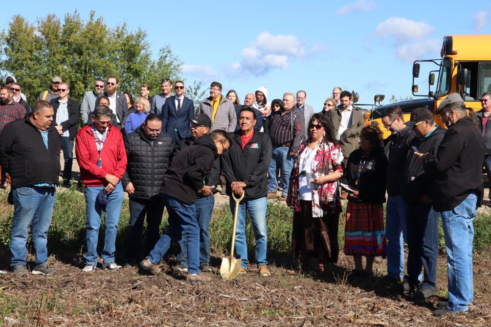 Saddle Lake Cree Nation kick-off its 40-acre subdivision development and broadband projects on Sept. 9, 2022.