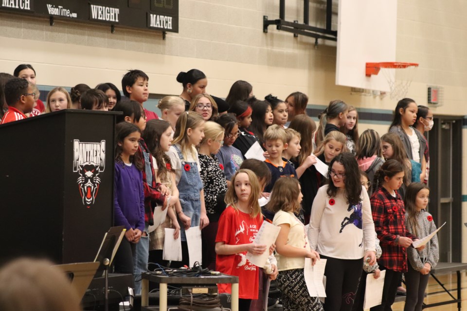 Glen Avon School choir.