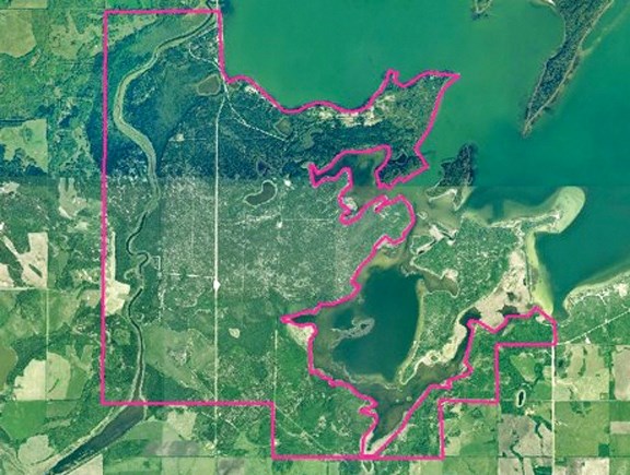 The Moose Lake Watershed Society hopes the outlined area will receive approval as a provincial park and recreation area.