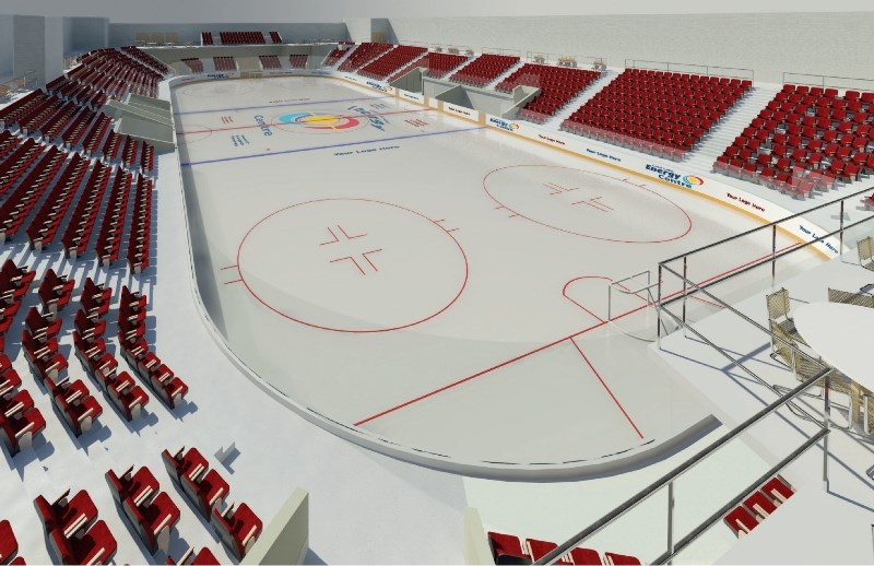 The Cold Lake Community Events Centre will have room for 1,800 hockey fans and a capacity of 3,000 for concerts.