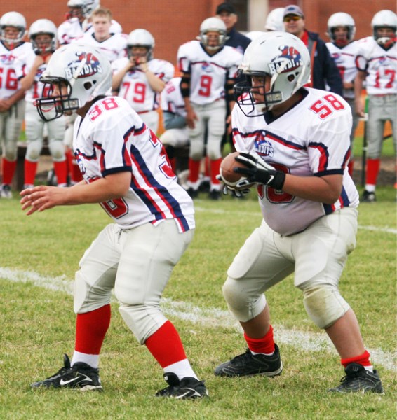 The Bandits on a punt return during their first game of the season. The Bandits have come a long way since that game, finishing the season this past week with a solid effort